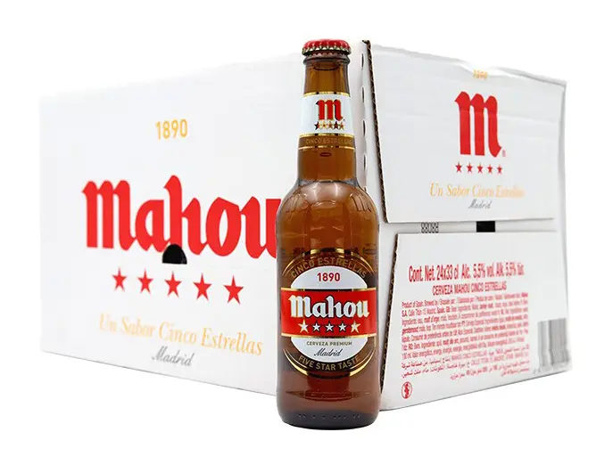 Mahou 5 Star 33 cl bottles