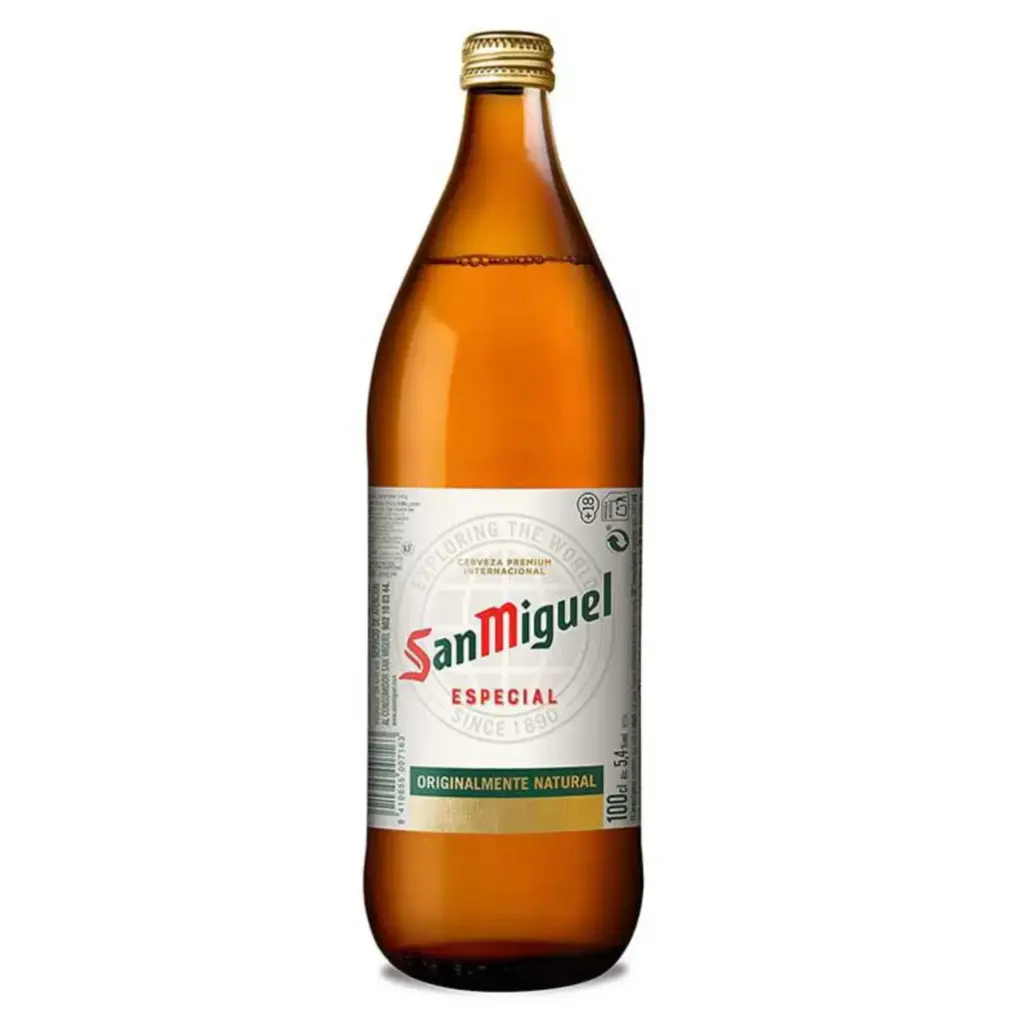 San Miguel Especial 100 cl bottles